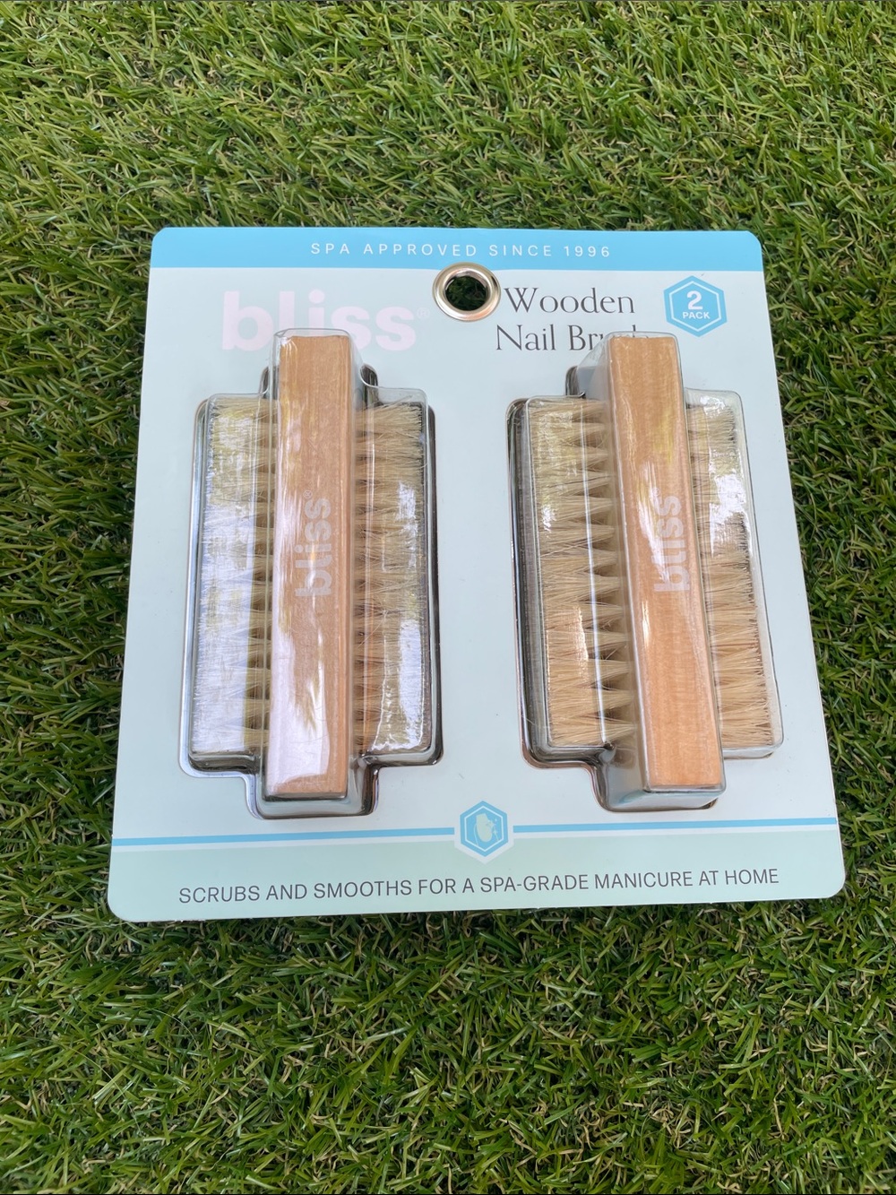 Accessories Bliss Wood Nail Brush 2pack